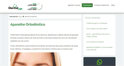 Desktop Screenshot of dentalvip.com.br