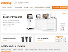 Tablet Screenshot of dentalvip.es